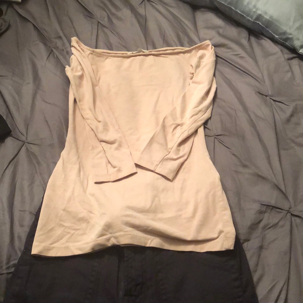 Off shoulder top 3/4 sleeves